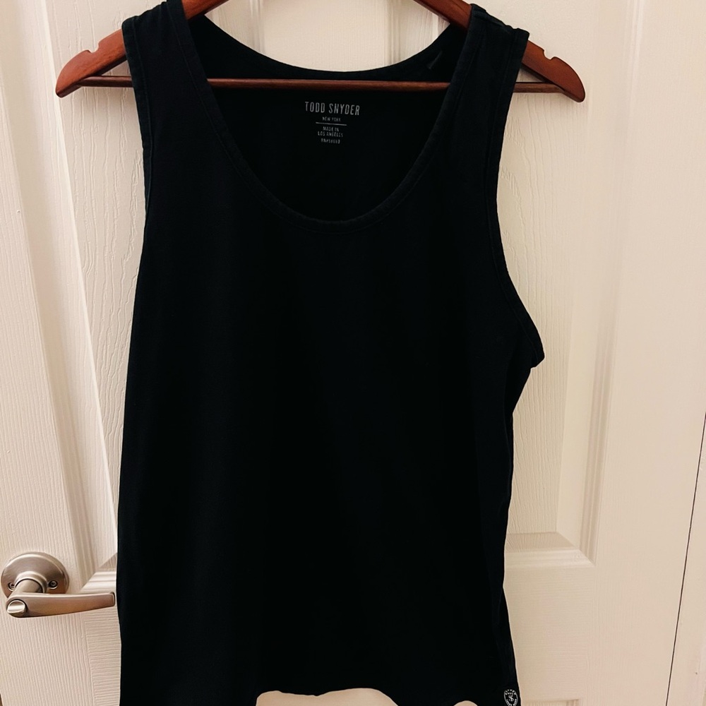 Todd Snyder Men’s Black Tank Top